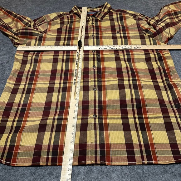 The North Face Shirt Mens 2XL XXL Plaid Long Sleeve Button‎ Up Casual Outdoor - Picture 4 of 13